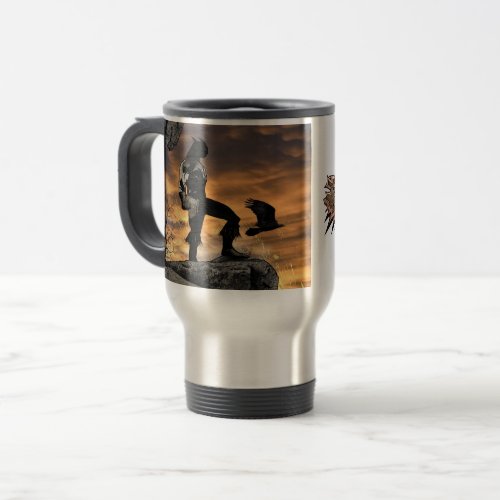 The Bobcat V3 design travel mug