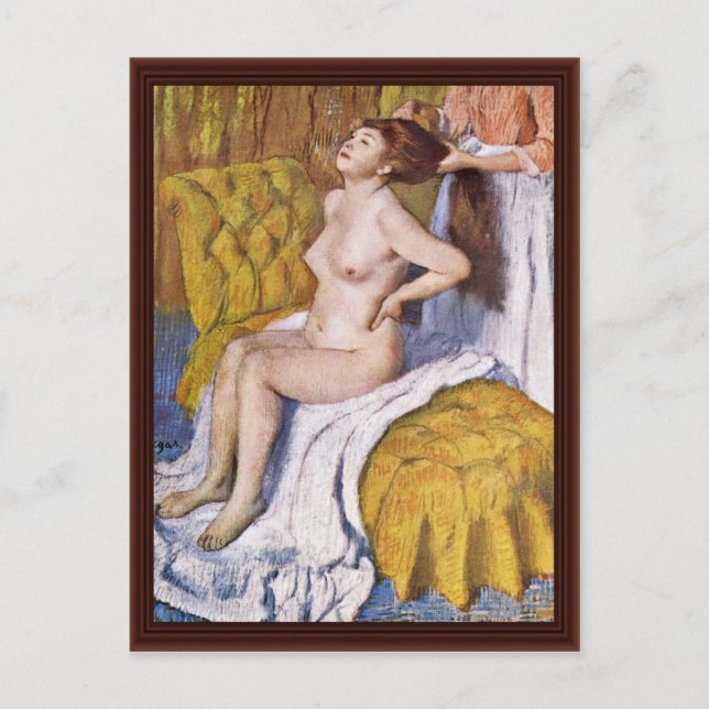 The Body By Edgar Degas Postcard (Front)