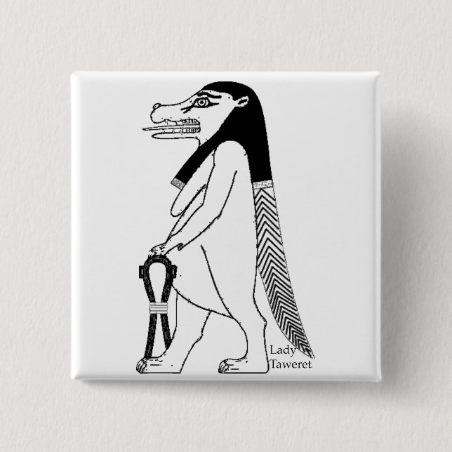 The Body of a Goddess: Button (Front)