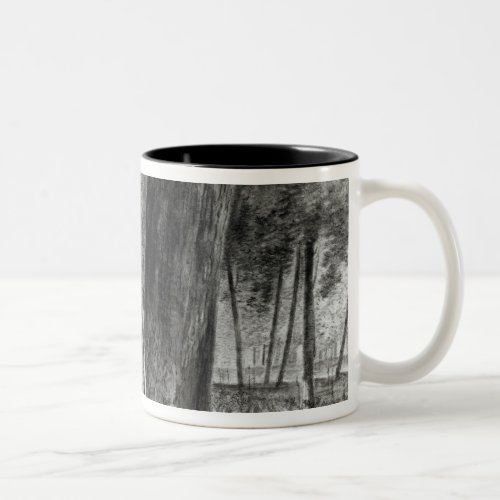 The Body of Jean Paul Marat Two_Tone Coffee Mug