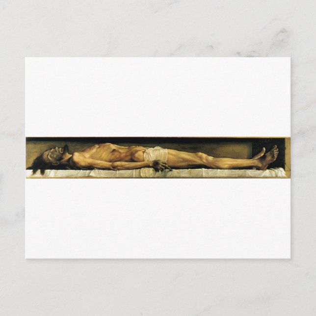 The body of the Dead Christ in the Tomb c. 1522 Postcard (Front)