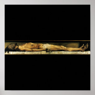 The body of the Dead Christ in the Tomb c. 1522 Poster