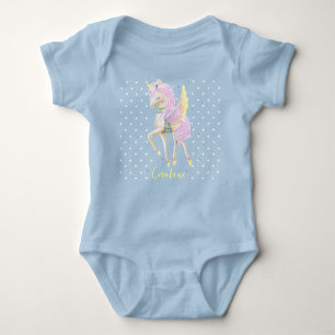 The Bodysuits features a cute unicorn design.
