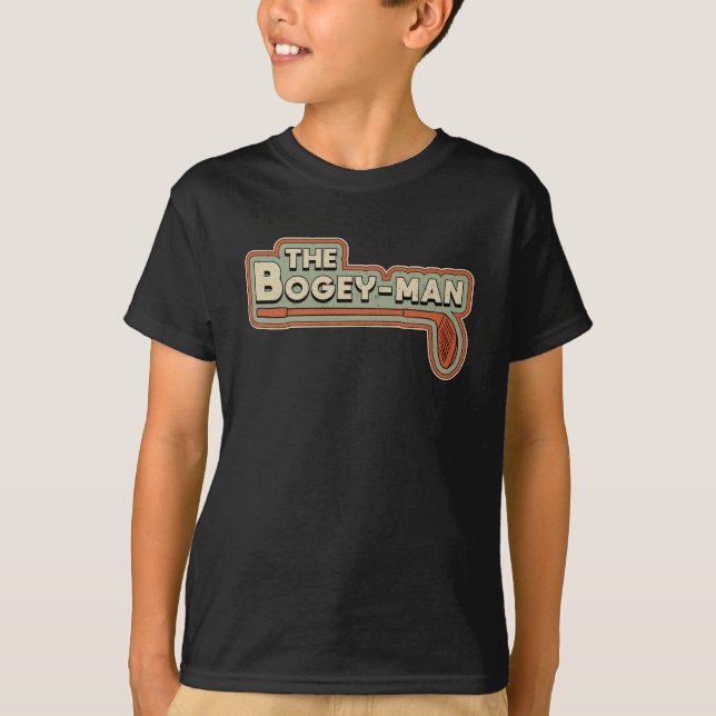 The Bogey-Man Golf Player Golfer Golfing Funny T-Shirt (Front)