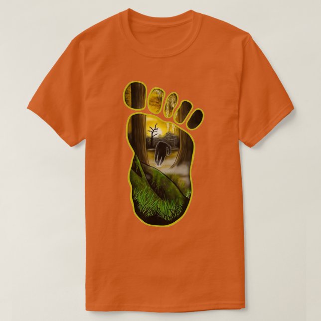 The Boggy Creek Monster T-Shirt (Design Front)