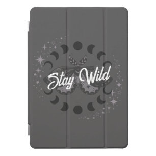 the Bohemian Mystic Stay Wild Moth iPad Pro Cover