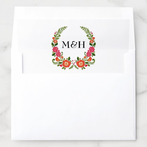 The Bohemian Summer Wedding Collection Envelope Liner
