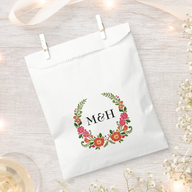 The Bohemian Summer Wedding Collection Favor Bag (Clipped)