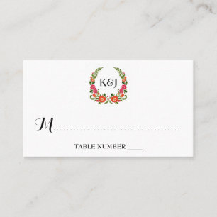 The Bohemian Summer Wedding Collection Place Card