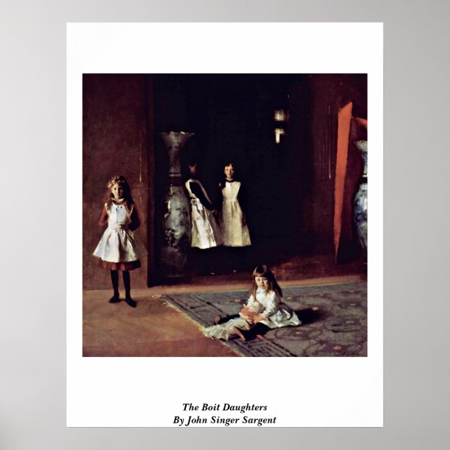 The Boit Daughters By John Singer Sargent Poster (Front)