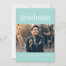 THE BOLD GRADUATE | PHOTO GRADUATION INVITATION