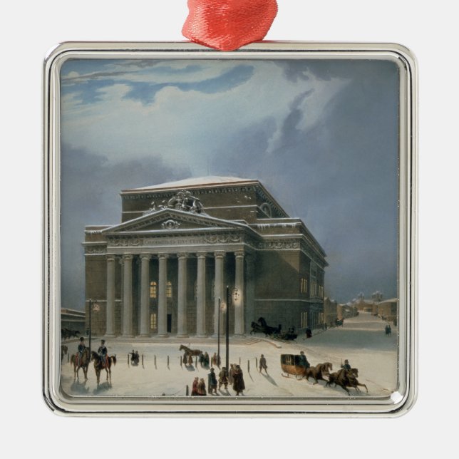 The Bolshoi Theatre in Moscow Metal Ornament (Front)