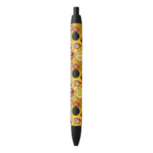 The Bomb Retro Lips Red/Gold ID553 Pen