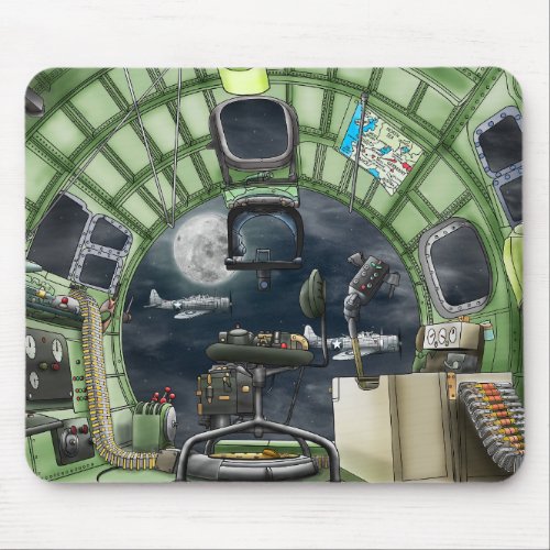 The Bombardiers View B_17 Mouse Pad