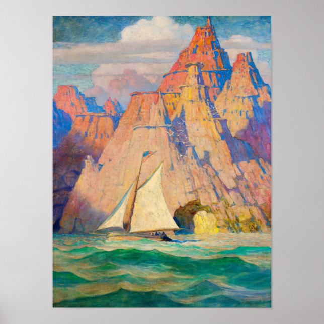 The Bonadventure, 1918 by Newell Convers Wyeth Poster (Front)