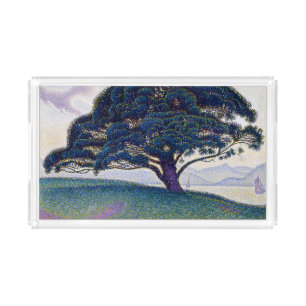 The Bonaventure Pine, Oil Painting, Paul Signac Acrylic Tray