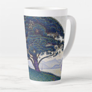 The Bonaventure Pine, Oil Painting, Paul Signac Latte Mug