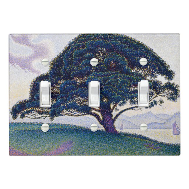The Bonaventure Pine, Oil Painting, Paul Signac Light Switch Cover (In Situ)