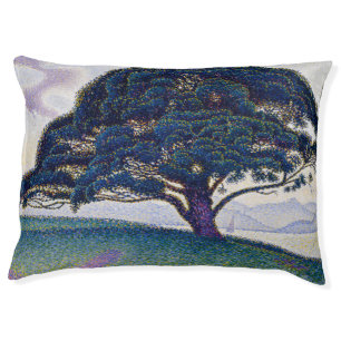 The Bonaventure Pine, Oil Painting, Paul Signac Pet Bed