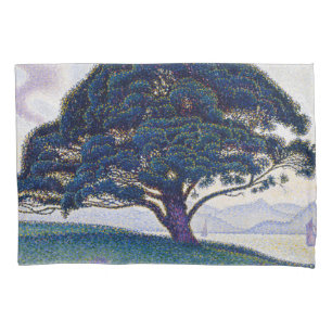 The Bonaventure Pine, Oil Painting, Paul Signac Pillow Case