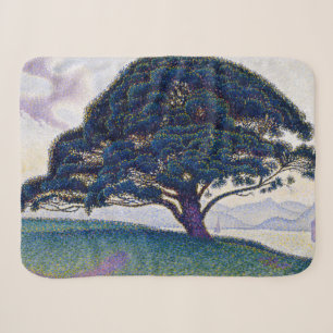 The Bonaventure Pine, Oil Painting, Paul Signac Sherpa Blanket