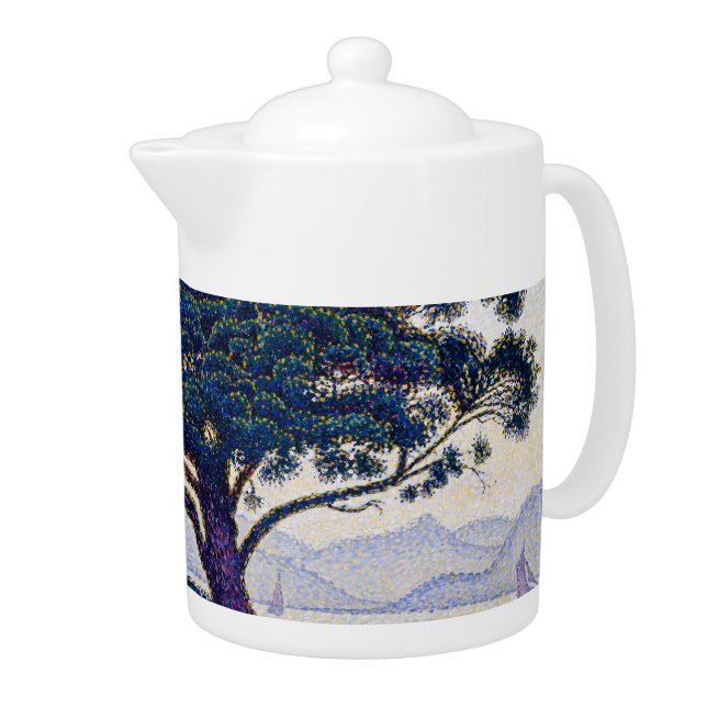 The Bonaventure Pine, Oil Painting, Paul Signac Teapot (Right)
