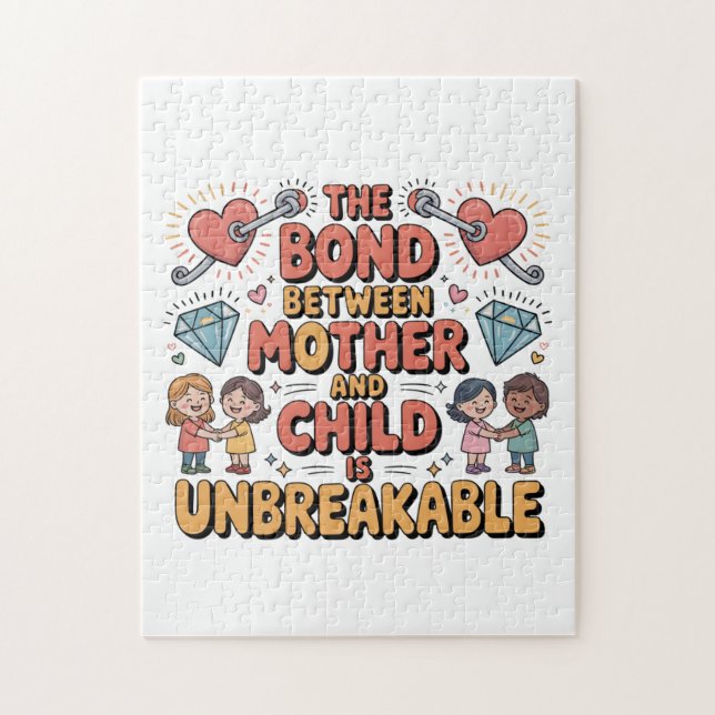 The Bond Between Mother And Child Is Unbreakable Jigsaw Puzzle (Vertical)