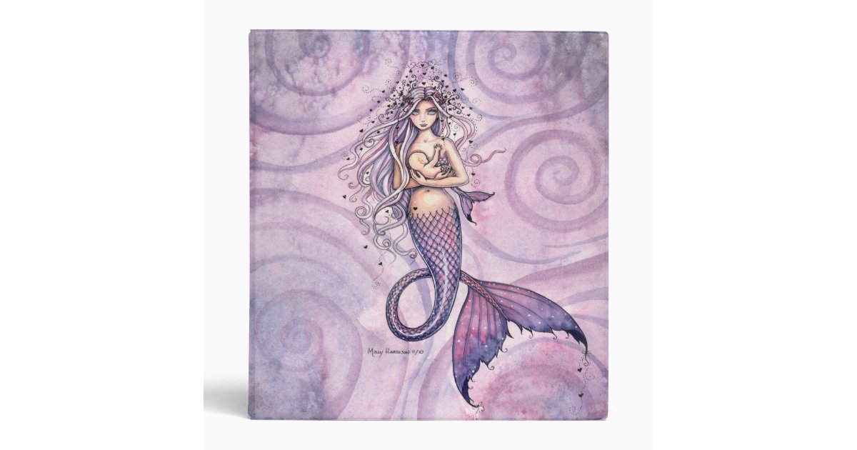 The Bond Mermaid Mother and Baby Binder | Zazzle