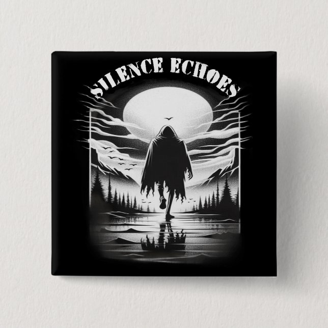 The Bone Shadow: Reflections in the Desert  Button (Front)