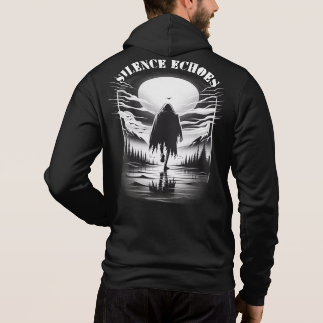 The Bone Shadow: Reflections in the Desert  Hoodie (Back)
