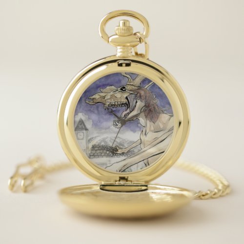 The Bone Wendigo Pocket Watch