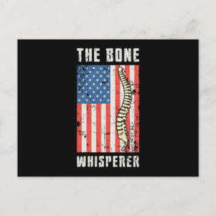 The Bone Whisperer Chiropractor Spine Chiropractic Postcard