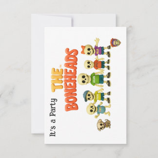 The Boneheads™ Party Invitation