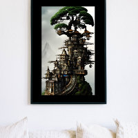 The Bonsai Treehouse Fantasy Art