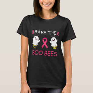 The Boo Bees Halloween Fun Breast Cancer Awareness T-Shirt