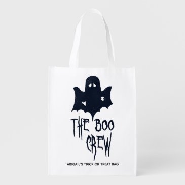 The Boo Crew  Black Ghost Trick or Treat Halloween