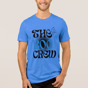 The Boo Crew blue Halloween Family Matching T-Sh Tri-Blend Shirt