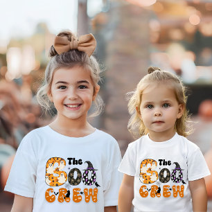 The Boo Crew Colorful Halloween Family Matching T-Shirt