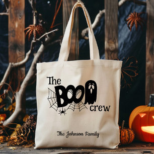 The Boo Crew Custom Halloween Family Kids Tote Bag