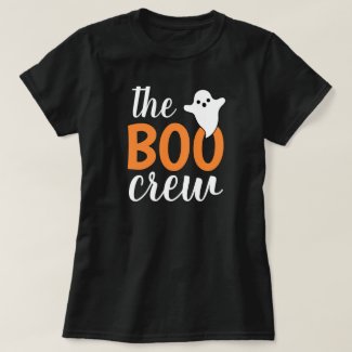 The Boo Crew Family Matching Halloween Orange T-Shirt
