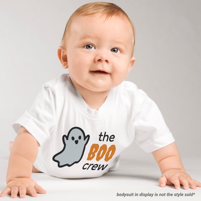 The Boo Crew Ghoul Halloween Baby T-Shirt (Join 'The Boo Crew' with this cute ghost-themed baby tee!)