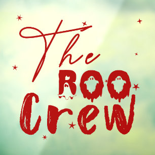 The Boo Crew Halloween Boo Window Cling