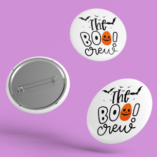 The Boo Crew Halloween Button