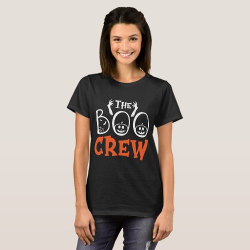 The Boo Crew Halloween Family Matching T_Shirt