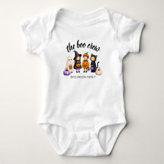 The Boo Crew Halloween Family Personalized Baby Bodysuit