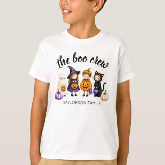 The Boo Crew Halloween Family Personalized Boys T-Shirt