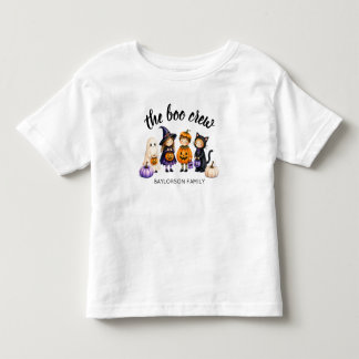 The Boo Crew Halloween Family Personalized Toddler T-shirt