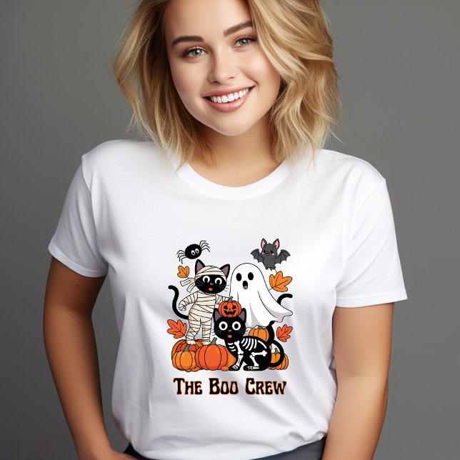 The Boo Crew Halloween Shirt – Funny Black, Orange (Creator Uploaded)