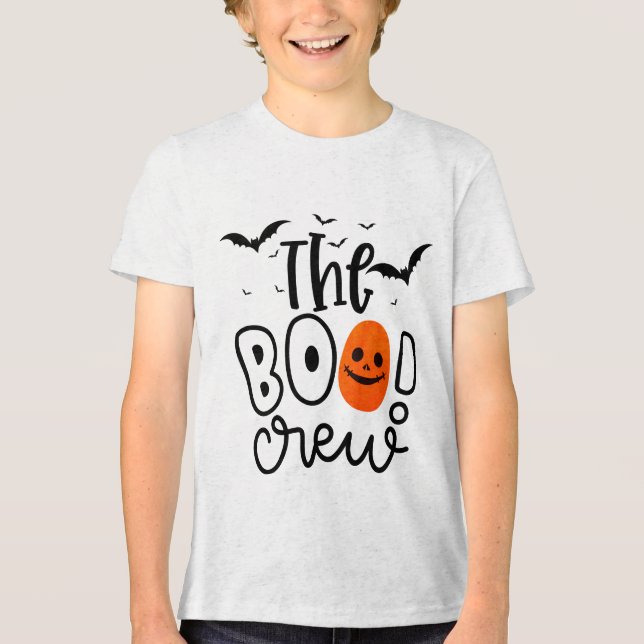 The Boo Crew | Halloween Tri-Blend Shirt (Front)