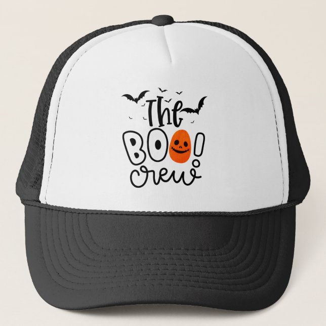 The Boo Crew | Halloween Trucker Hat (Front)
